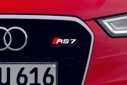 Audi Illuminated LED Radiator Grille Emblems and Badges with RS7 logo Audi Led emblems decoinfabric