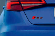 Audi tailgate trunk rear 3D emblem with RS3 logo (type MIXT)