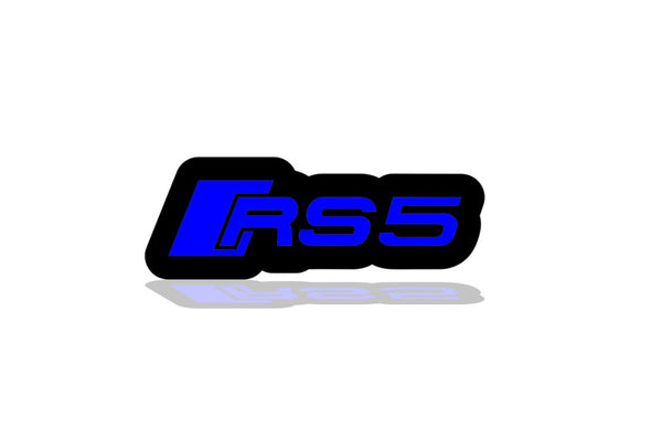 Audi Illuminated LED Radiator Grille Emblems and Badges with RS5 logo