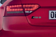 Audi tailgate trunk rear 3D emblem with RS5 logo (type MIXT)