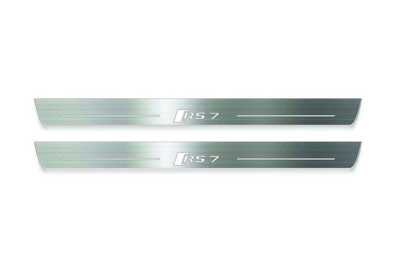 Audi A7 C7 2010-2018 Led Sill Plates With Logo RS7