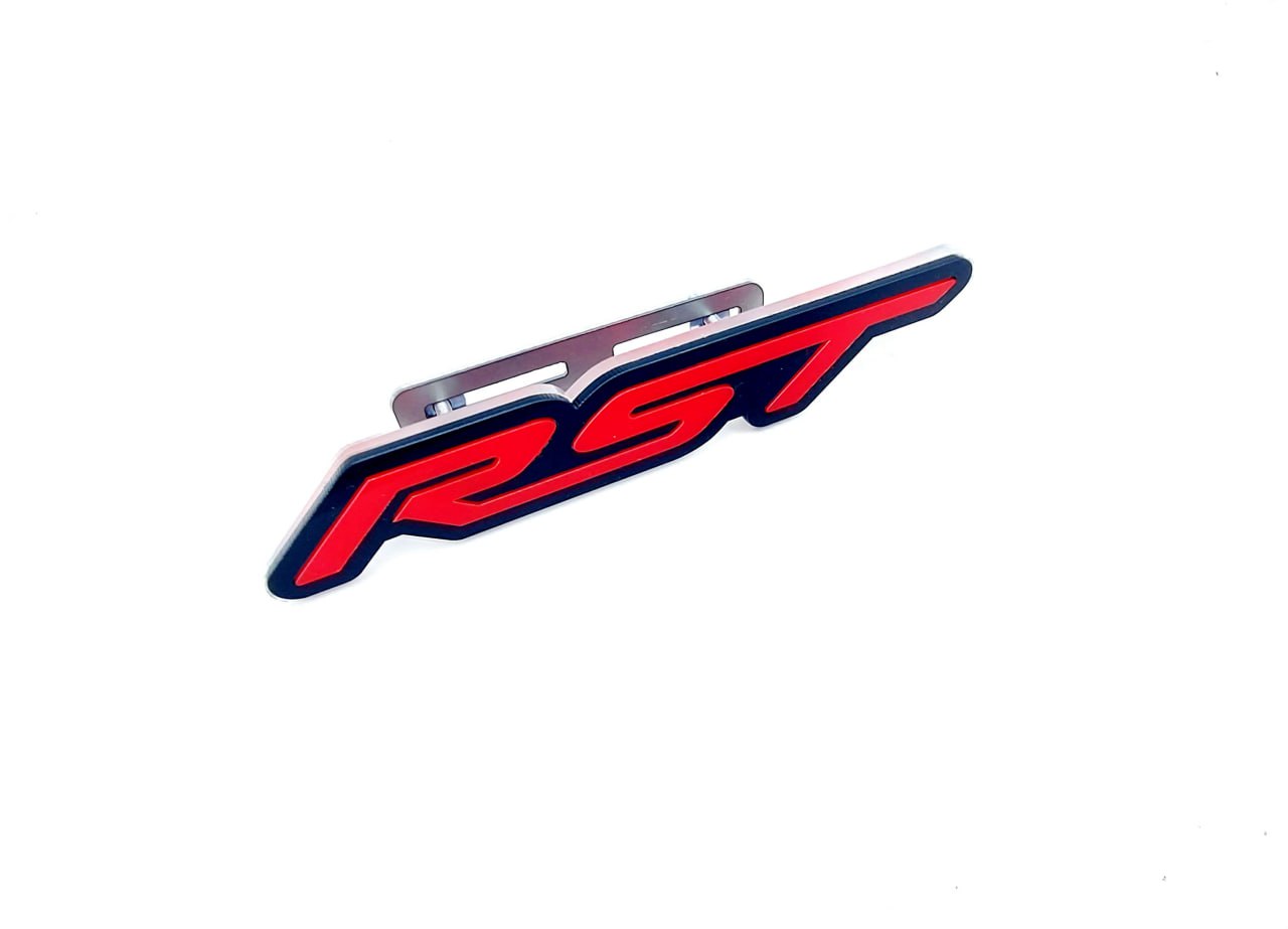 Chevrolet Radiator grille emblem with RST logo