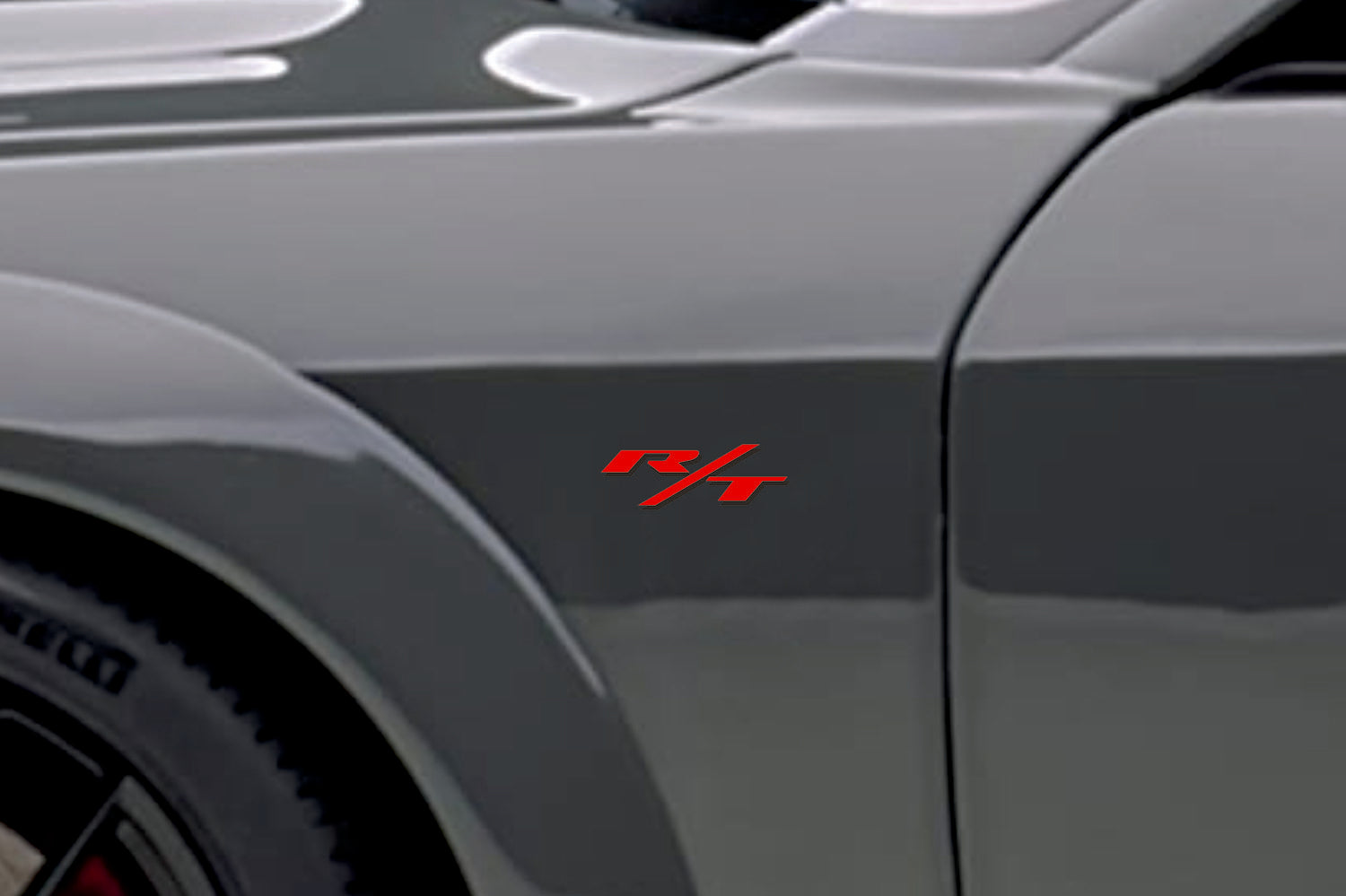 Dodge emblem for fenders with R/T logo (Type Mono) Dodge emblems decoinfabric