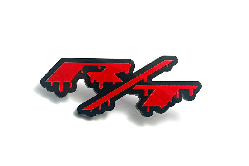 DODGE emblem for fenders with R/T BLOOD logo BIG SIZE