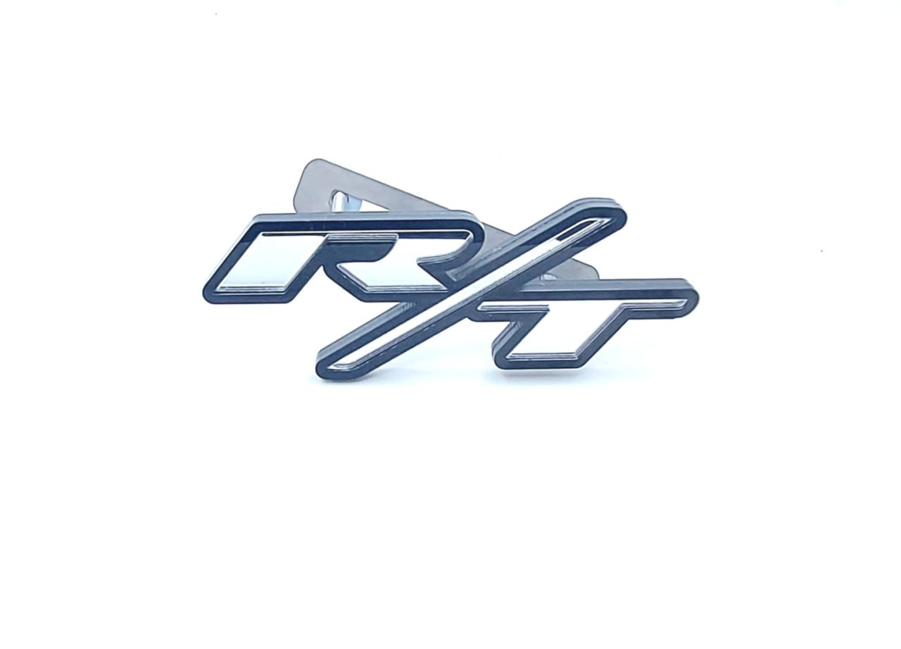 DODGE Radiator grille emblem with R/T logo (BIG SIZE) - decoinfabric