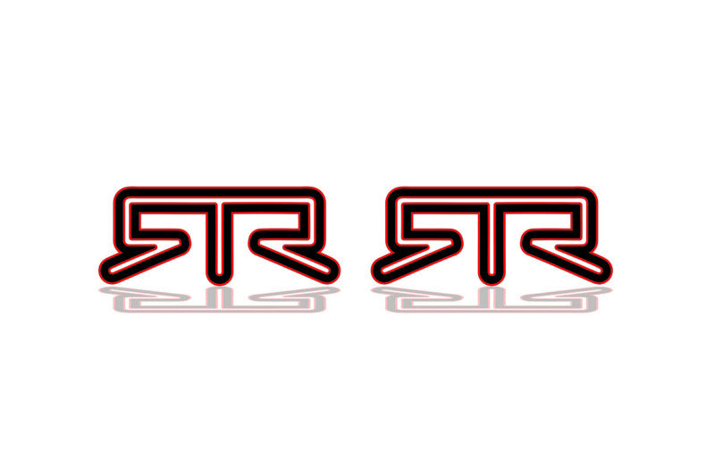 Ford 3D emblem for fenders with RTR logo (type MIXT) Ford emblems decoinfabric