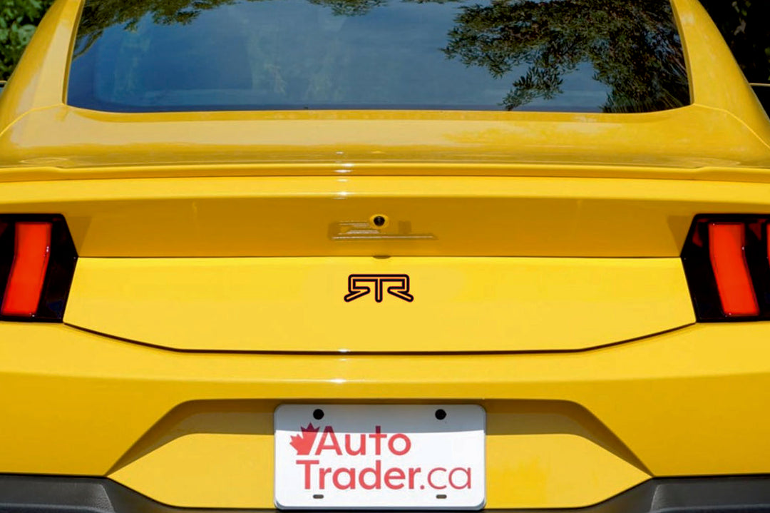 Ford tailgate trunk rear 3D emblem with RTR logo (type MIXT) Ford emblems decoinfabric