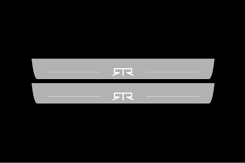 Ford Mustang VI 2015-2023 Car Door Sill With Logo RTR Ford Led Door Sills opdesign