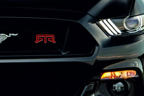 Ford Mustang emblem set with RTR logo - decoinfabric