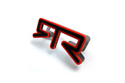 Ford Radiator grille emblem with RTR logo Ford emblems decoinfabric RED BLACK