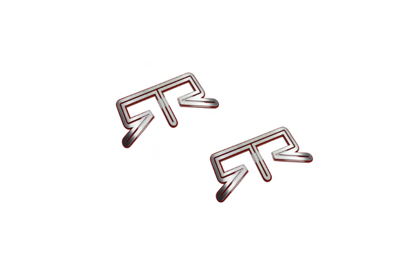 Ford Stainless Steel emblem for fenders with RTR logo - decoinfabric
