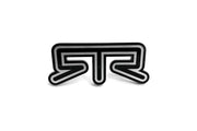 Ford Stainless Steel tailgate trunk rear emblem with RTR logo Ford emblems decoinfabric