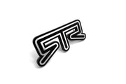 Ford Stainless Steel tailgate trunk rear emblem with RTR logo Ford emblems decoinfabric