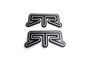 Ford Stainless Steel emblem for fenders with RTR logo Ford emblems decoinfabric