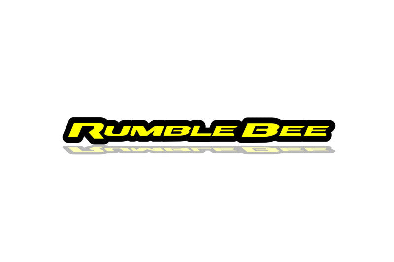 Dodge Ram V 2019+ Radiator grille emblem with Rumble Bee logo