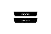 Mitsubishi RVR III 2010+ Led Door Sill Pro With Logo RVR (Premium Painting) Mitsubishi Led Door Sills PRO opdesign