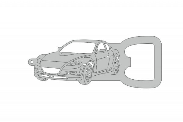 Keychain Bottle Opener for Mazda RX-8 2003-2012