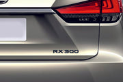 Lexus tailgate trunk rear 3D emblem with RX 300 logo (type MIXT)