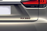 Lexus tailgate trunk rear 3D emblem with RX 350 logo (type MIXT)