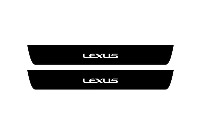 Lexus RX IV 2015-2023 Led Door Sill Pro With Logo F Sport (Premium Painting)