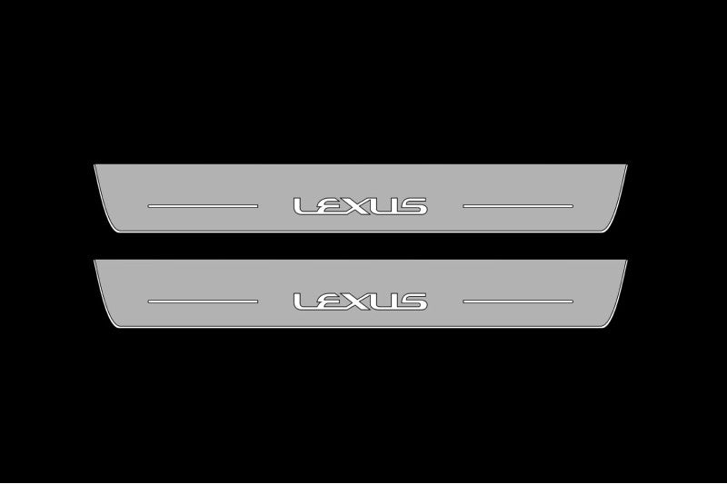 Lexus RX V 2023+ Car Sill With Logo Lexus Lexus Led Door Sills opdesign