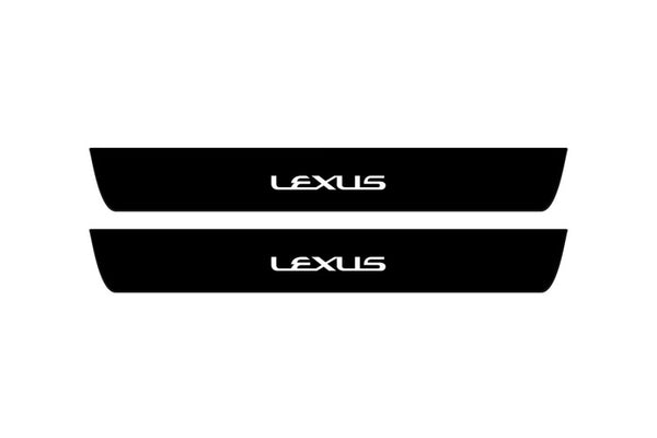 Lexus RX IV 2015-2023 Led Door Sill Pro With Logo F Sport (Premium Painting)