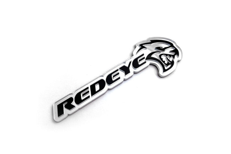 Dodge tailgate trunk rear emblem with Redeye Hellcat logo