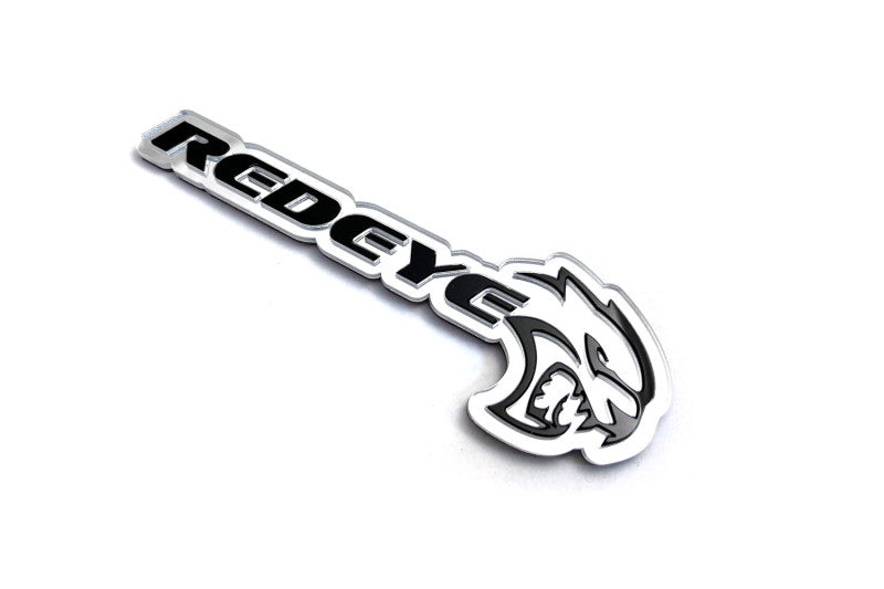 Dodge tailgate trunk rear emblem with Redeye Hellcat logo