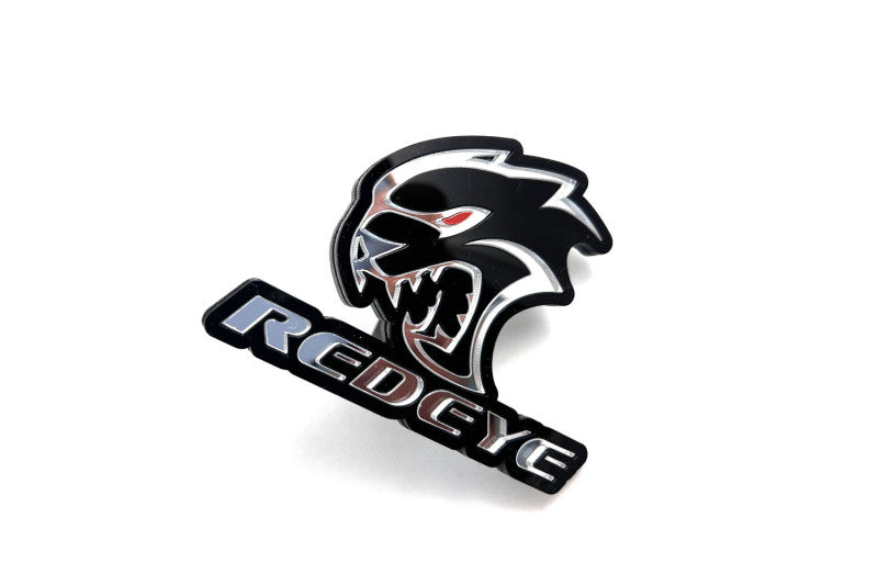 Dodge Emblem & Badges set with Hellcat + Redeye logo Dodge emblems decoinfabric BLACK SILVER MIRROR