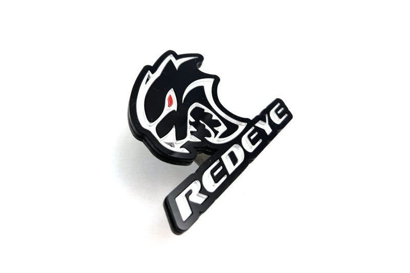 DODGE Radiator grille emblem with Hellcat + Redeye logo Dodge emblems decoinfabric