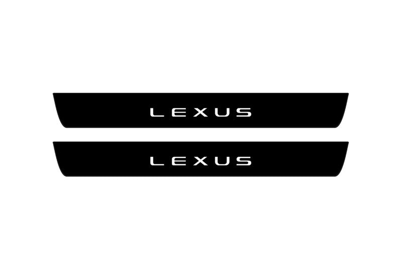 Lexus RZ 2022+ Led Door Sill Pro With Logo Lexus (Premium Painting)