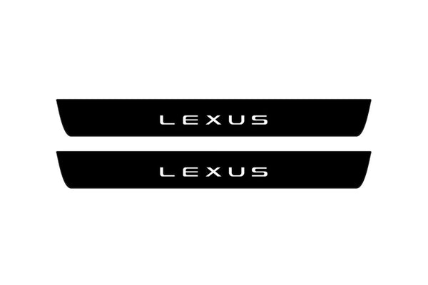 Lexus RZ 2022+ Led Door Sill Pro With Logo Lexus (Premium Painting)