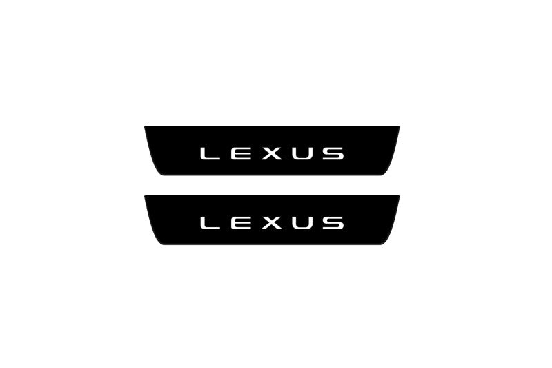 Lexus RZ 2022+ Led Door Sill Pro With Logo Lexus (Premium Painting)