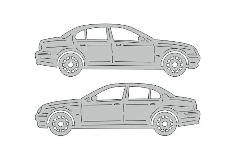 Jaguar S-Type (1999-2008) Floor Mat Emblem Set – Stainless Steel Badges Car Mats Badges Decoin