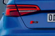 Audi tailgate trunk rear 3D emblem with S3 logo (type MIXT)