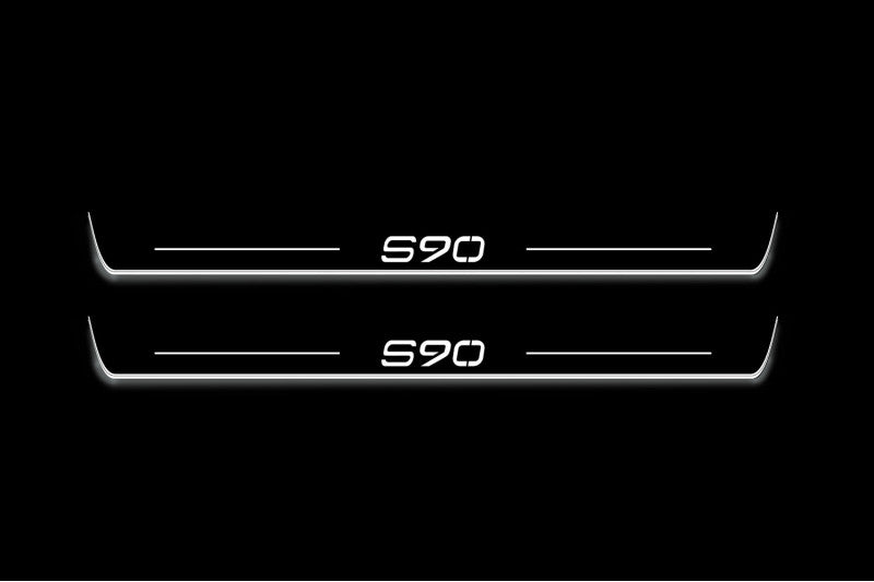 Volvo S90 II 2016+ LED Car Door Sill With Logo S90