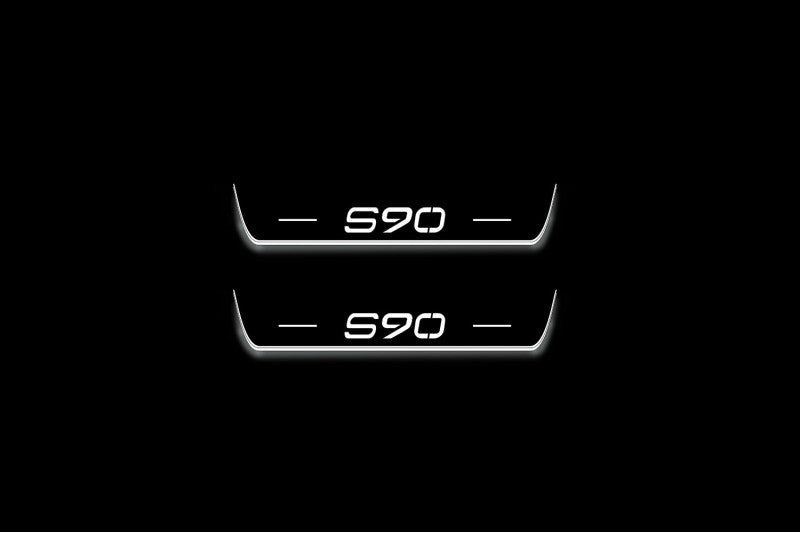 Volvo S90 II 2016+ LED Car Door Sill With Logo S90