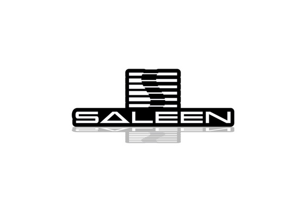 Ford Mustang tailgate trunk rear emblem with Saleen logo (type 2)