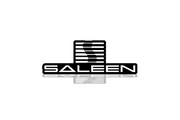Ford Mustang Emblem & Badges set with Saleen logo (Type 2) Ford emblems decoinfabric BLACK WHITE
