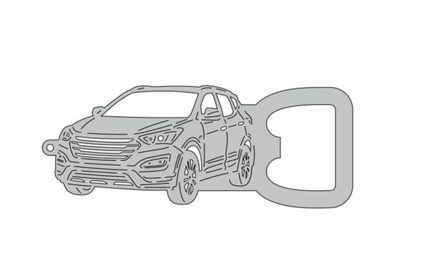 Keychain Bottle Opener for Hyundai SantaFe III 2012-2019