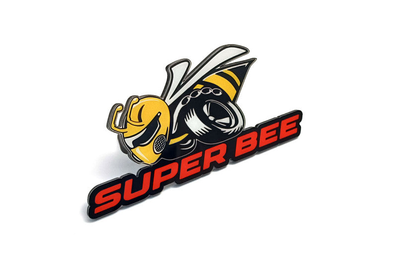 Dodge tailgate trunk rear emblem with Super Bee logo (type 2)