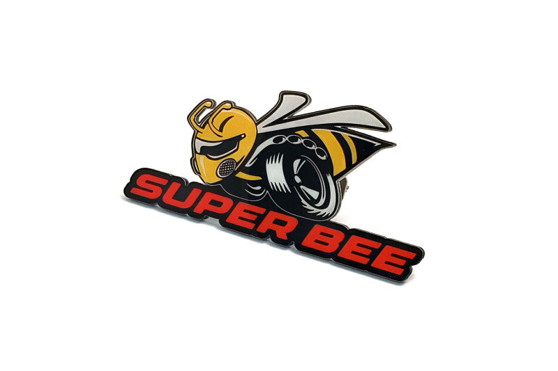 Dodge tailgate trunk rear emblem with Super Bee logo (type 2)