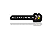 Dodge Illuminated LED Radiator Grille Emblems and Badges with Scatpack (type 4) logo Dodge Led emblems decoinfabric