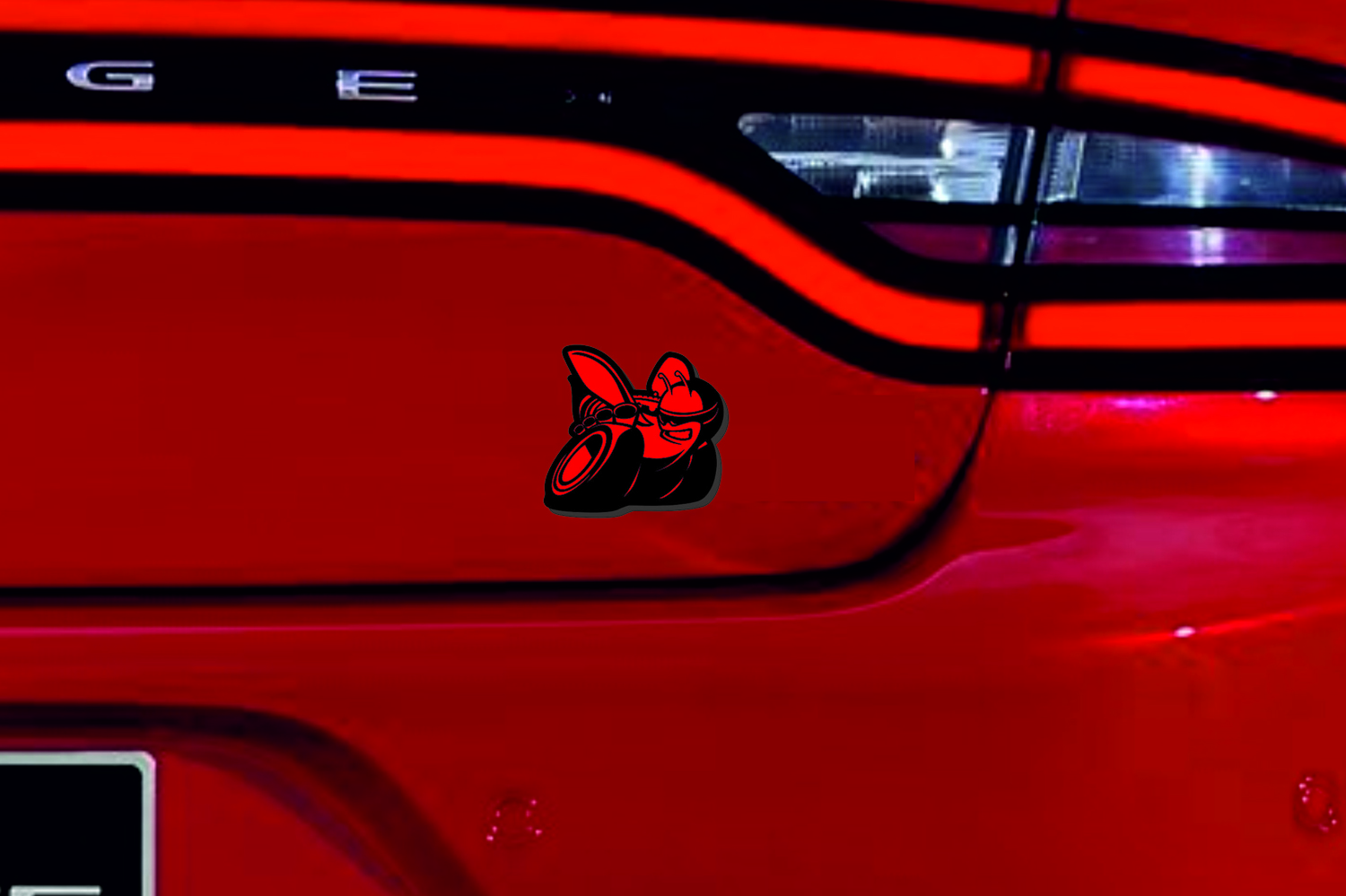 Dodge Emblem & Badges set with Scat Pack logo (Type 5)