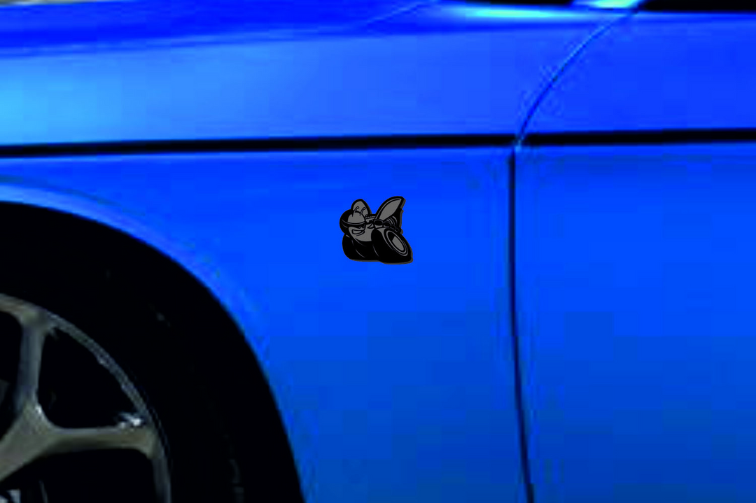 Dodge Emblem & Badges set with Scat Pack logo (Type 5) Dodge emblems decoinfabric