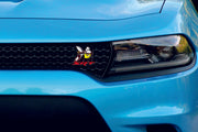 Dodge Emblem & Badge Set - Grille and Tailgate Scat Pack + SRT logo Dodge emblems decoinfabric