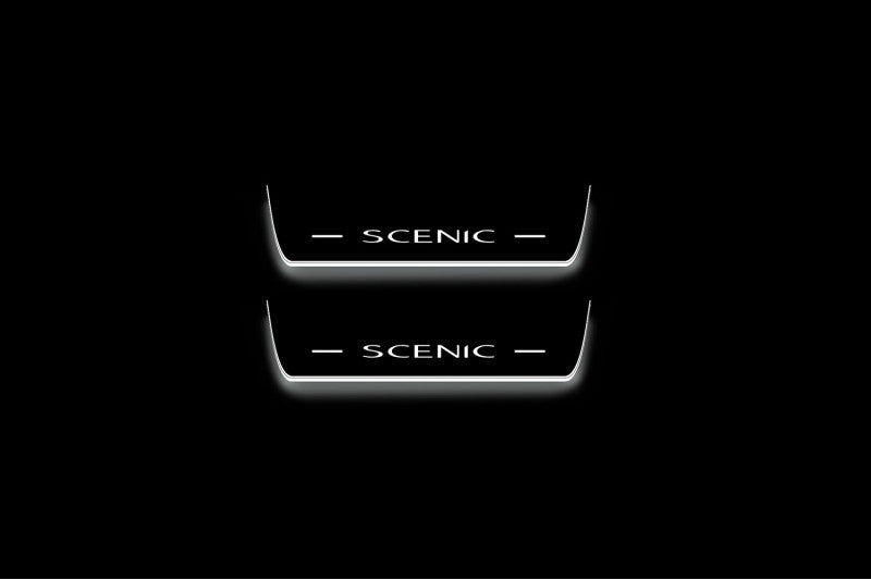 Renault Scenic III 2009-2016 LED Door Sills PRO With Logo Scenic