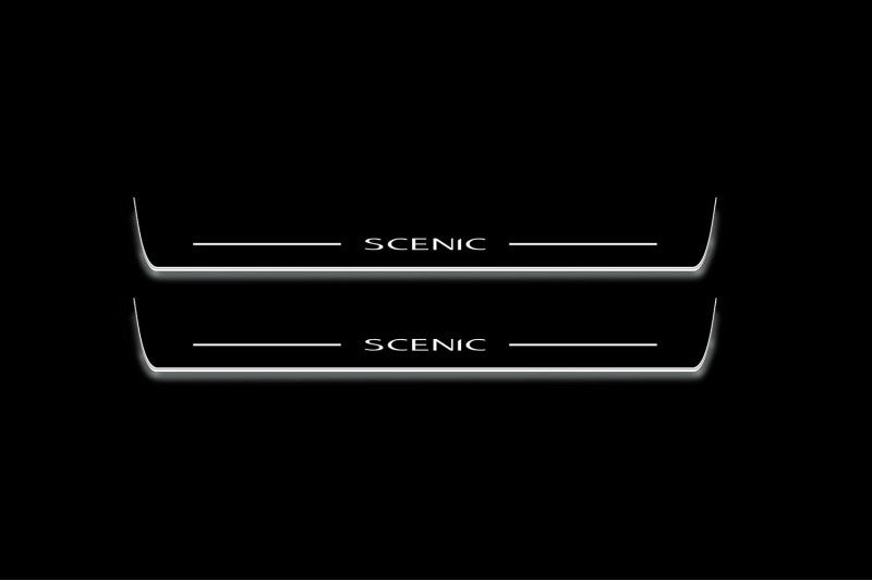 Renault Scenic III 2009-2016 LED Door Sills PRO With Logo Scenic