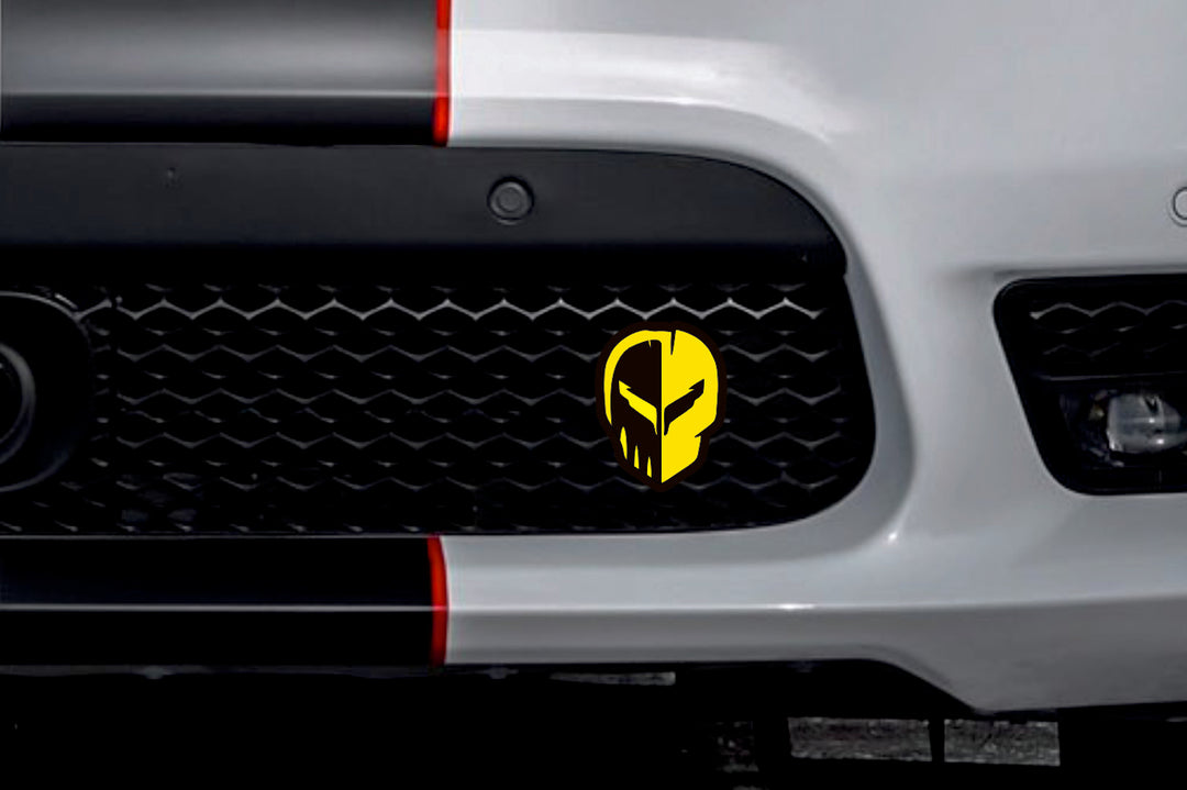 Chevrolet Radiator grille emblem with Jake Skull logo