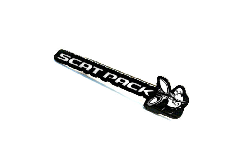 DODGE Radiator grille emblem with Scat Pack logo (type 4)